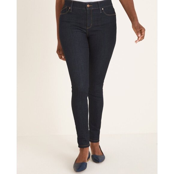 Chicos Secret Stretch Jeggings SZ 3.5 18R - Picture 2 of 13